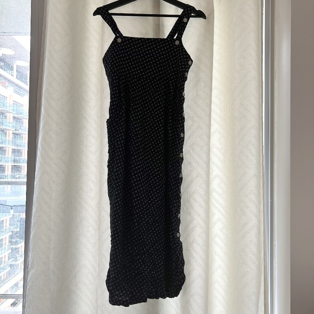 Patterned midi dress